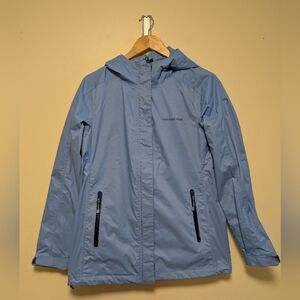 Vineyard Vines Women’s Rain Jacket – Size Small – Light Blue